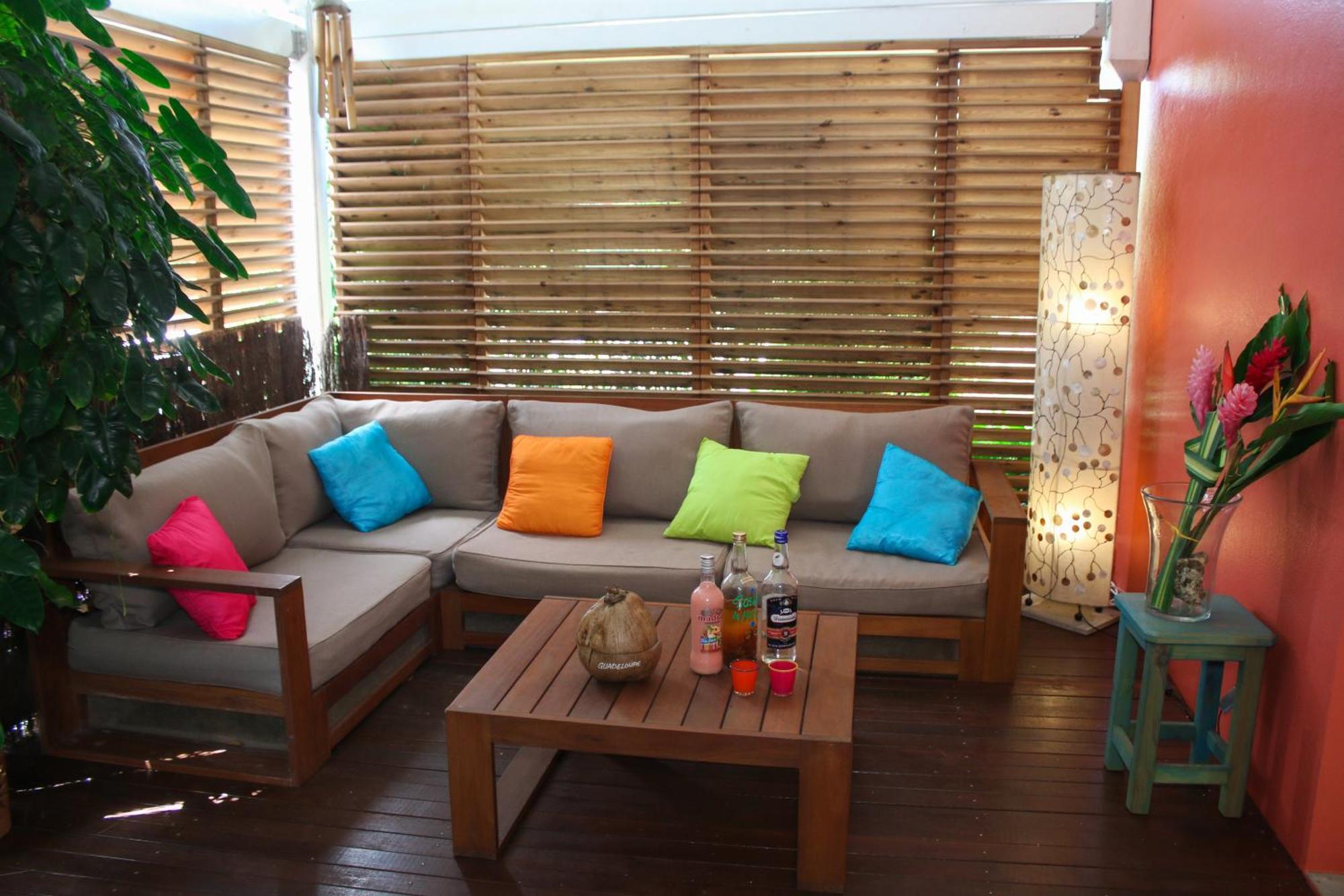 Bungalow La Papaye Bleue Residence Acces Piscine & Plage Saint-Francois  Exterior photo