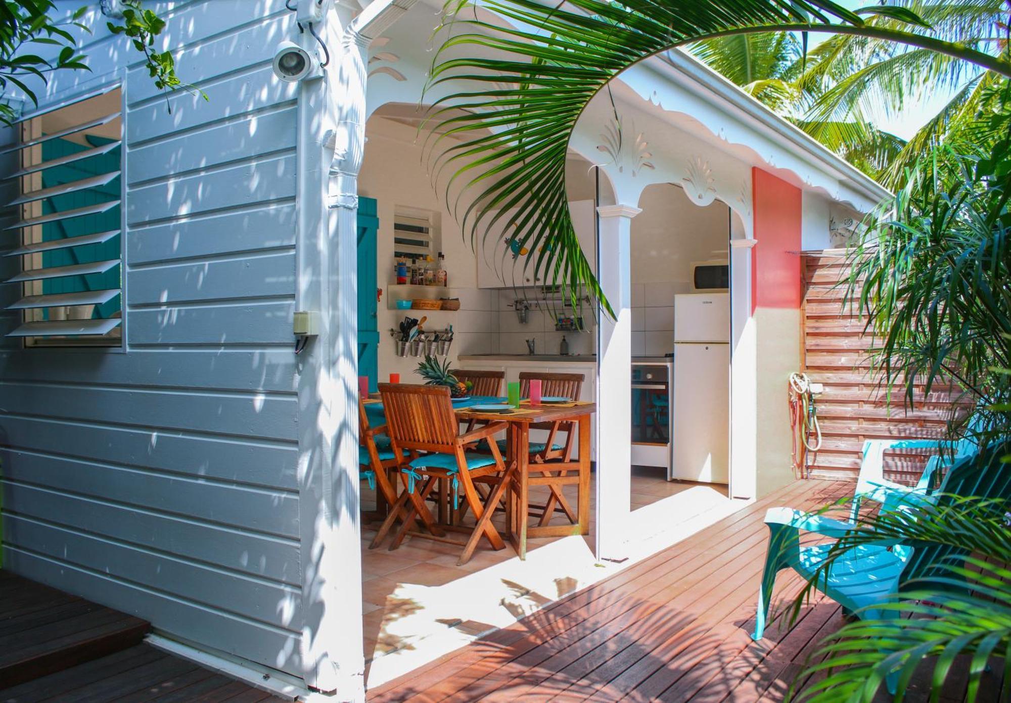 Bungalow La Papaye Bleue Residence Acces Piscine & Plage Saint-Francois  Exterior photo